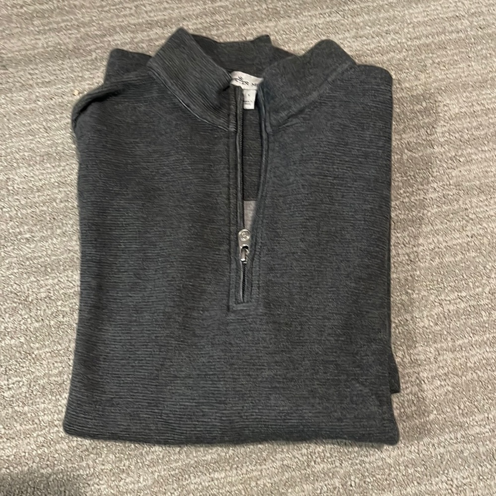 Peter Millar half zip in gray size: Small. Only worn a few times.